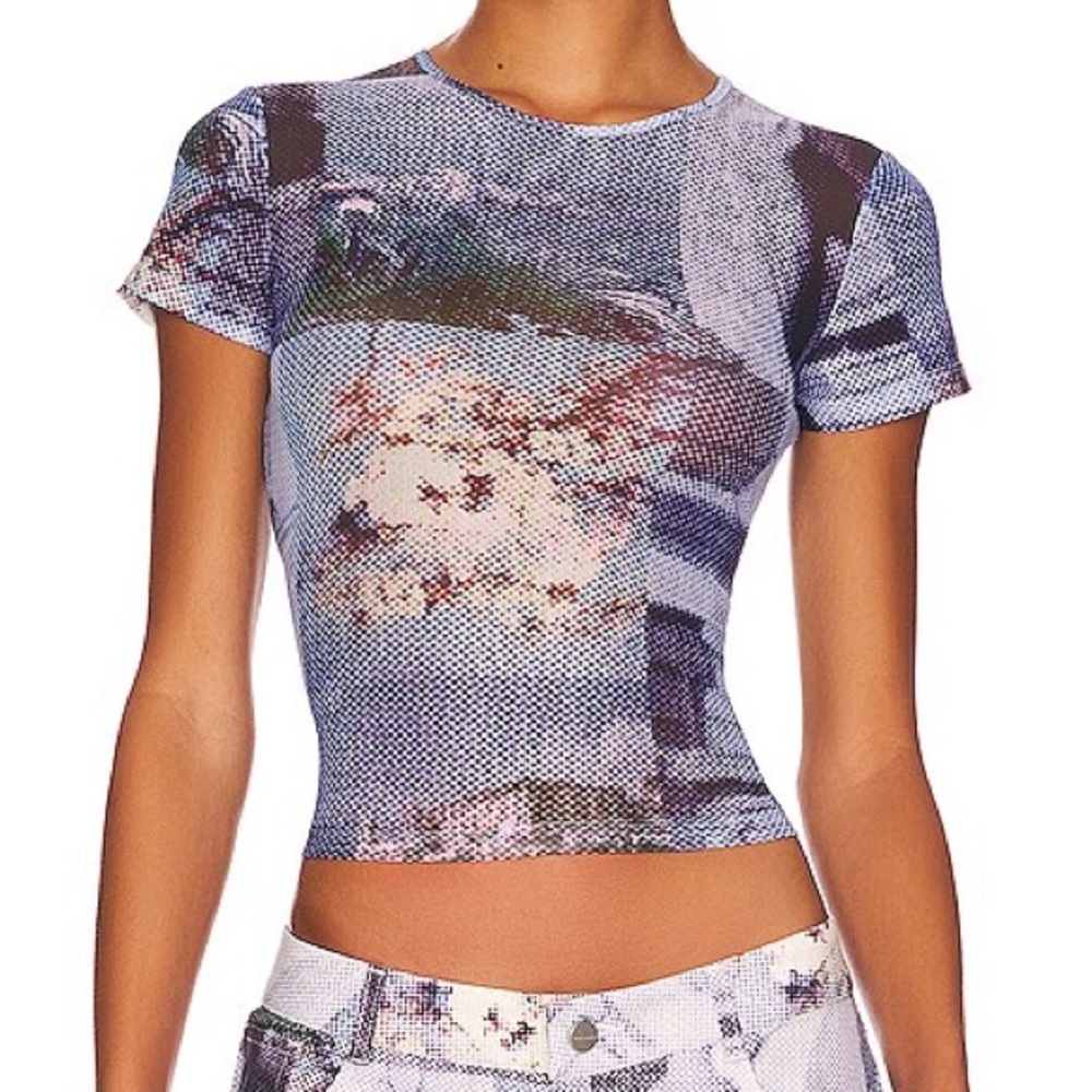 Miaou Mini Tee in Memoirs